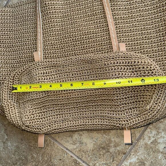Vintage century rafftia/straw XL tote bag - Picture 9 of 10